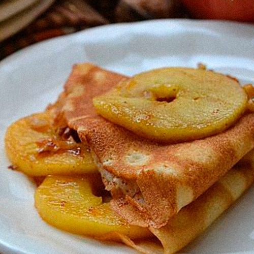 Crêpes de Manzana y Manjar
