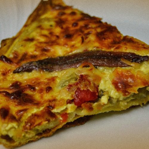 Quiche de Atún con Anchoas