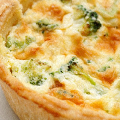 Quiche de Brócoli y Salmón
