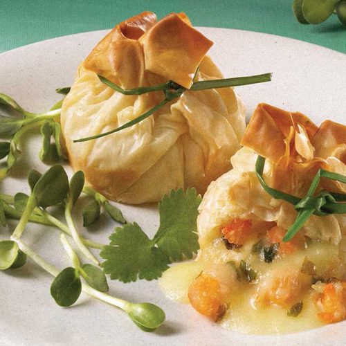 Crujientes de Camarones con Palta