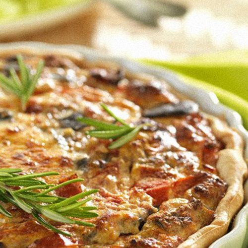 Quiche de Berenjenas con Tomate